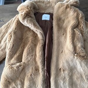 Wilfred Faux Fur Coat – Size Small (Aritzia)